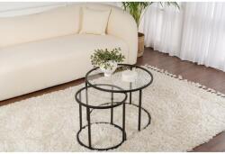 ASIR GROUP Dohányzóasztal Aurum - 60, 42 - Fekete, Transparent (857NRD1112)