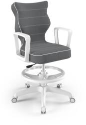 ENTELO NORM Gyerek forgószék kar- és lábtartóval sötétszürke színű, 146-176 cm magas gyermekek számára | Entelo (MB-L-5-A-B-JS33)