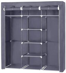 SONGMICS Ruha szekrény 175 x 150 x 4 cm, Szürke (RYG12G) - tutihome