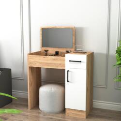 AG Fésülködő asztal Inci - Atlantic Pine, Fehér (550ARN2796)