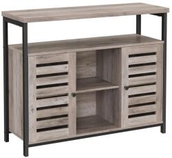 VASAGLE tálalószekrény, konyhaszekrény nyitott polcokkal 100 x 80 x 35 cm (LSC079B02)