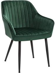 SONGMICS étkezőszék bársonyhuzattal zöld (LDC087C01V1)