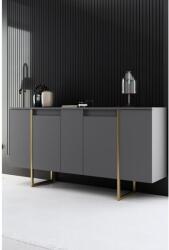 AG Konzolasztal Luxe - Anthracite, Gold (618BLY1178)