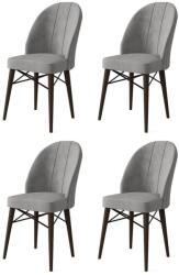 ASIR GROUP Étkezőszék szett (4 db) Ritim - Szürke, Barna (240CHR1488)