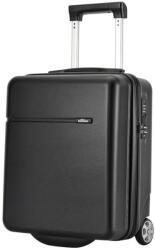BONTOUR CabinOne Kabinbőrönd az EasyJet számára, Fekete Színben(45x36x20 cm) (120523-Black)