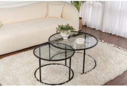 ASIR GROUP Dohányzóasztal Aurum - 80, 60 - Fekete, Grey (857NRD1107)