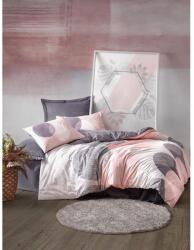 Cottonbox Ágyneműhuzat LERON 140x200 cm, Szürke/világos pink (129CTN32688)