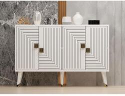 AG Konzolasztal Ahart - Fehér, Arany (327ODS1225)