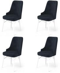 ASIR GROUP Étkezőszék szett (4 db) Pare - Antracit, Fehér (240CHR1517)