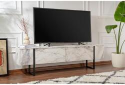AG TV szekrény Serenity - Fressia Marble, Fekete (241NRD1306)