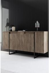 AG Konzolasztal Luxe - Walnut, Black (618BLY1177)