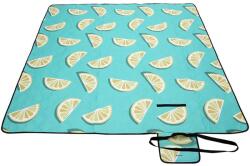 SONGMICS Pikniktakaró, 200 x 200 cm, citrommintás (GCM87YJ)