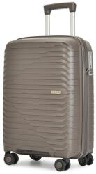 BONTOUR "City" 4-kerekes kabinbőrönd 55x38x20cm, Barna (130941-Brown)