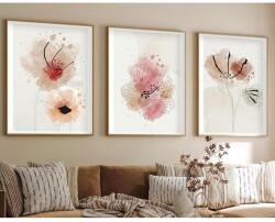 AG Fali Dekoráció keretezett MDF kép (3 darab) 693BSE1502 (693BSE1502)