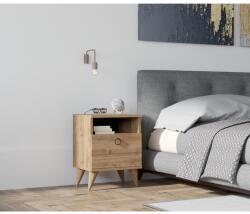 AG Éjjeliszekrény Barlo - Walnut (835PUQ2702)