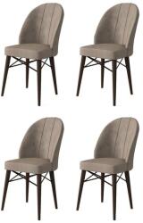 ASIR GROUP Étkezőszék szett (4 db) Ritim - Cappuccino, Barna (240CHR1487)