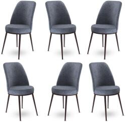 ASIR GROUP Étkezőszék szett (6 db) Dexa - Füst, Barna (240CHR1403)