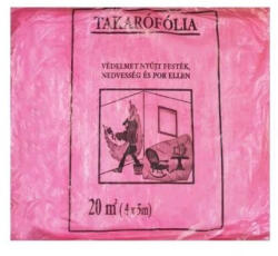 STALCO PE takaró fólia, 4x5m, 160g, vékony, bútortakaró (TF150)
