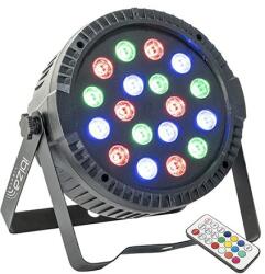 Ibiza Light Par LED RGB 18X1W LED-URI Ibiza Light THINPAR-18X1W (THINPAR-18X1W)