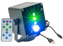 Ibiza Light Mini laser 160MW + efect LED RGB 3W Ibiza Light TINYLED-LASRG (TINYLED-LASRG)