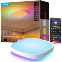 Govee Lampă de tavan inteligentă rotundă Govee RGBICWW, 2400lm, 30cm, Matter (H80A1C01)