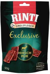 RINTI Singlefleisch Exclusive Snack Venison gustare cu vanat pentru caini 50 g