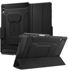 Spigen Samsung Tab S11 Ultra 5G / Tab S11 Ultra WIFI RUGGED ARMOR PRO tok álló aktív FLIP, ceruza tartó, FEKETE (ACS10150) (ACS10150)