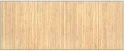 vidaXL négyszögletű világos természetes bambusz szőnyeg 80 x 200 cm 2.05 kg (376909)