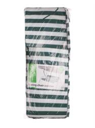 Happy Green Hintaágy párna, zöld csíkos