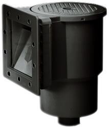  Fali Szkimmerek Kicsi (fóliás/előregyártott medencéhez) FEKETE (SB264)