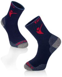 Try To Fly Heavy Hiking merinó gyapjú túra zokni, 39-42 EU, Dark Blue (TF33-302-2)