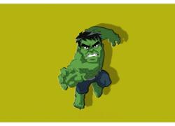  Poszter Hulk Chibbi Minimal, 61x90cm, poszter1655, Többszínű (poster1655)
