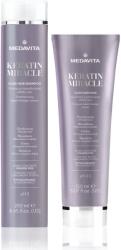 Medavita Keratin Miracle szett a száraz és kezelhetetlen haj egyenesítésére és táplálására