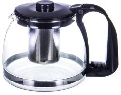 ABYZ Teáskanna üveggel és fekete műanyag adagolóval, 700 mI ABYZ® (A-11289)