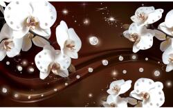 DEGRETS Fotótapéta DEGRETS 83640 Absztrakció Orchideák 1 3D, 184x254cm (83640)