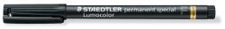 STAEDTLER Alkoholos marker, 0, 6 mm, F, Lumocolor Special 319, fekete (TS319FFK)