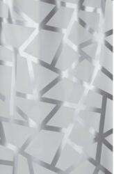 spirella BIZARRE, ezüst vonalak, szürke, PEVA, 180 × 200 cm