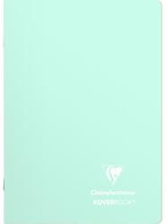Clairefontaine Jegyzetfüzet A5, tűzött, 48 soros, Clairefontaine KOVERBOOK, diktáló, menta (CAI250mint)