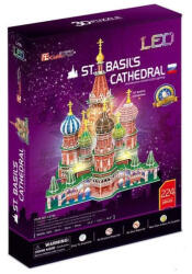 CubicFun : Szent Vazul Székesegyház 3D-s puzzle LED világítással 224 db-os (3DL519)