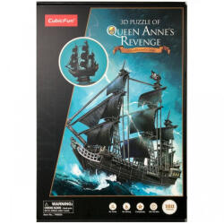 CubicFun : The Queen Anne's Revenge kalózhajó - 3D puzzle 180 db-os (MC106)