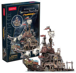 CubicFun : Tortuga, a kalózok kikötője- 3D puzzle 218 db-os (BNST4039)