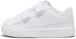 PUMA Puma, Rickie tépőzáras műbőr sneaker, Fehér, 27 EU (394254-08-9)