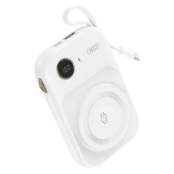 XO Powerbank XO DESIGN PR270, 10000mAh, 22.5W, QC + PD + FQI, Fehér