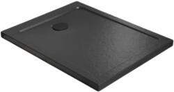 Radaway Doros Stone F szögletes lapos zuhanytálca fekete 130x80 cm (SDRF1380-01-54S) (SDRF1380-01-54S)