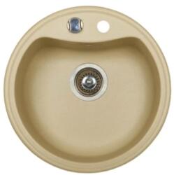 Marmorin Isao 1 medencés kerek gránit mosogatótálca, Safari 250 803 001 (250 803 001)