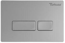 Cerastyle Nil falsík alatti WC tartály nyomólap dupla, matt szürke (9PS1061982)
