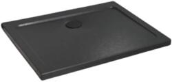 Radaway Doros Stone D szögletes lapos zuhanytálca fekete 110x80 cm (SDRD1180-01-54S) (SDRD1180-01-54S)