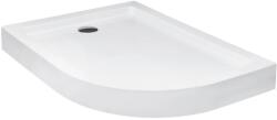 Besco Saturn íves aszimmetrikus zuhanytálca balos 100x80cm (BAS-100-NL) (BAS-100-NL)