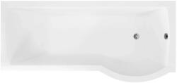 Besco Inspiro aszimmetrikus kád jobbos 160×80/70 cm, kádparavánnal (WAI-160-NPR)