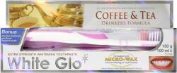 White Glo Fogkrém csomag, fehérítő hatással és fogkefével - Coffee and Tea (WhiteGlo-coffee)